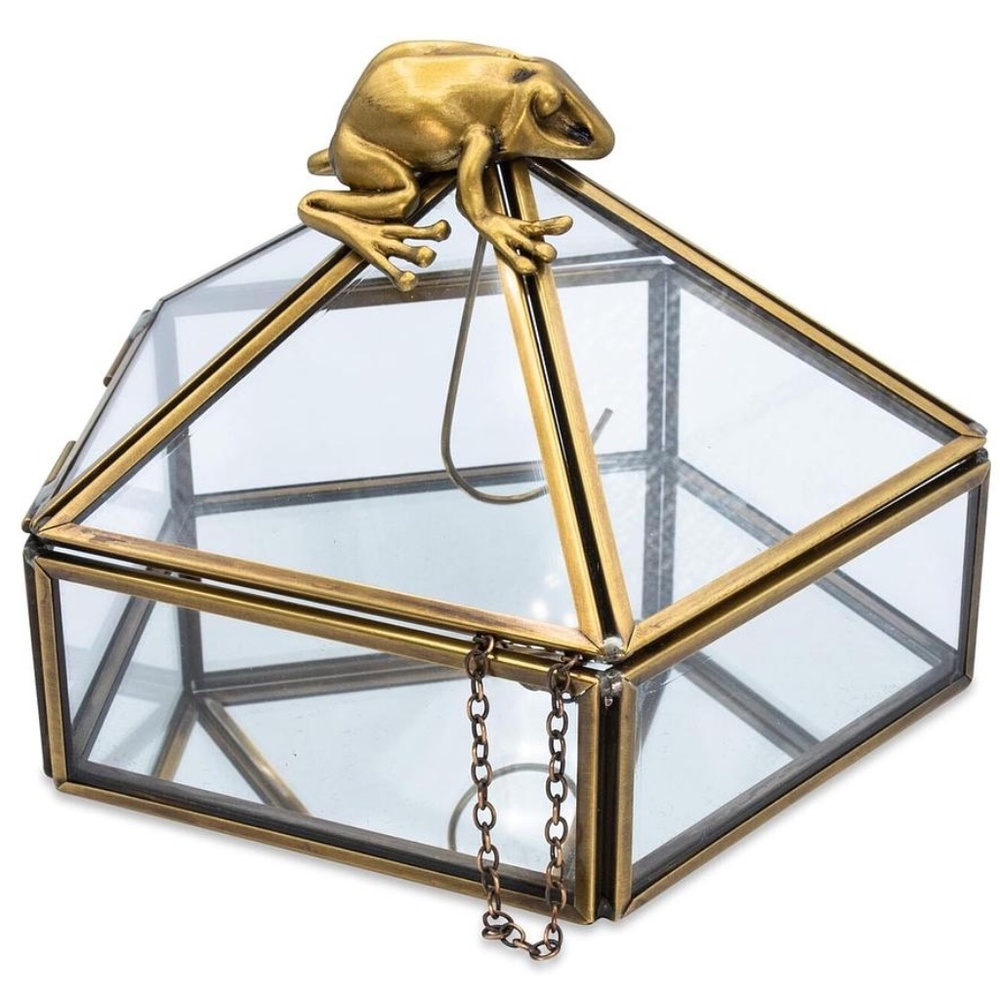 Harry Potter Gold Chocolate Frog Jewelry Box